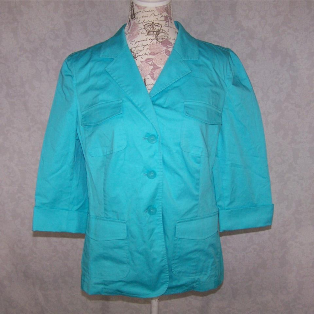 Charter Club Turquoise Blazer